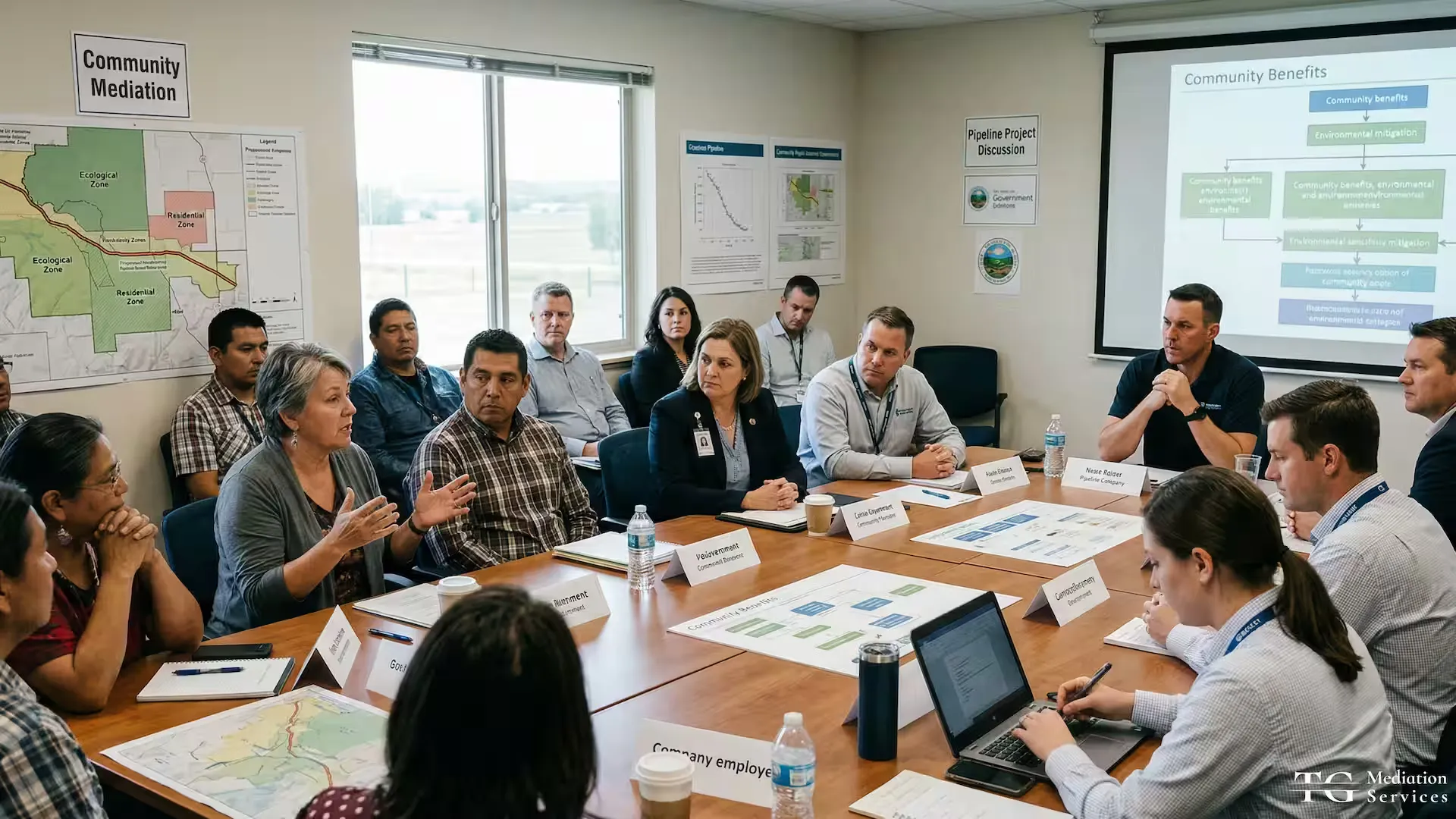 Infrastructure Projects and Community Mediation: Pipelines, Roads, and Dams