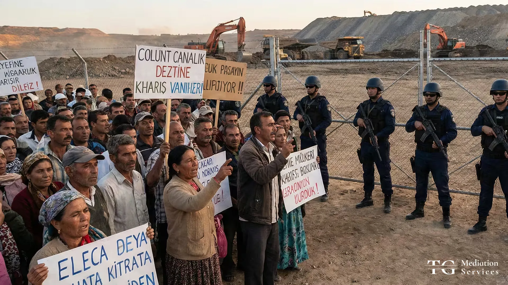 Resolving Community Protests at Mining Sites: A Mediator's Approach